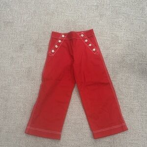 Red Kids Pants
